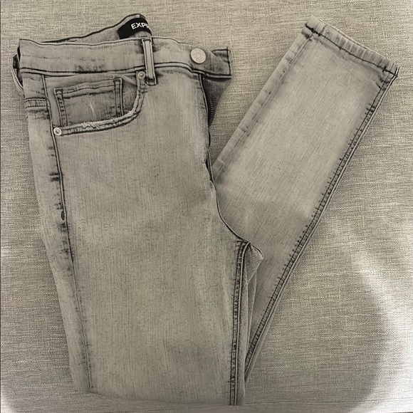 Express Denim - Express Gray Legging High Rise